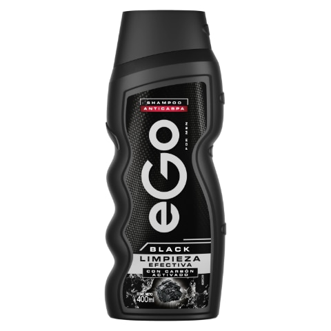[Shampoo eGo Black Limpieza Efectiva para hombres.]