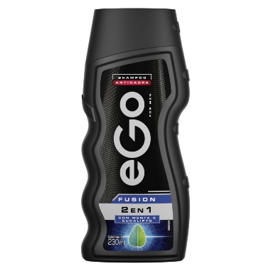 Shampoo eGo Fusion 2 en 1 para hombres.