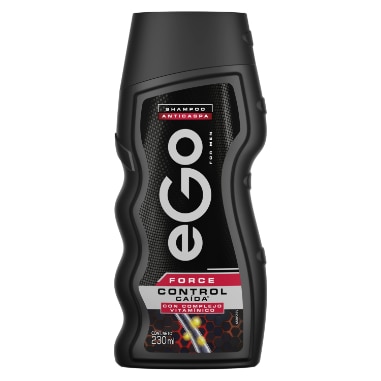 Shampoo eGo Force Control Caída* para hombres. *Caída debido al quiebre.